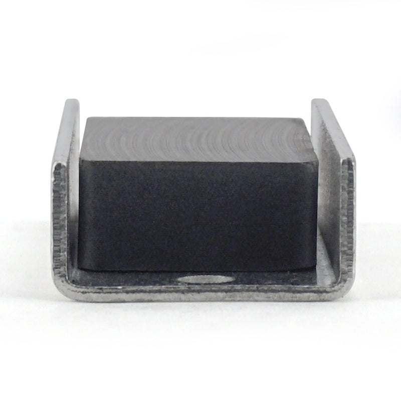 Master Magnetics مشبك مغناطيسي ماستر ماغنيتيكس - مستطيل مع ثقوب تثبيت، مطلي بالزنك، بطول 2.70 بوصة، عرض 1.08 بوصة، ارتفاع 0.50 بوصة، قوة سحب 25 رطل، فضي، عبوة من 4، CBA275X4 - Image 4